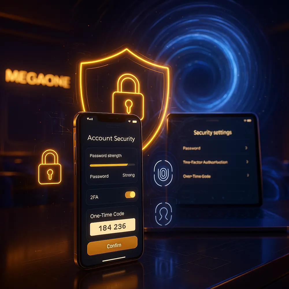 ความปลอดภัยบัญชี Megaone 2026 ตั้งรหัสผ่าน 2FA และกันโดนสวมสิทธิ์
